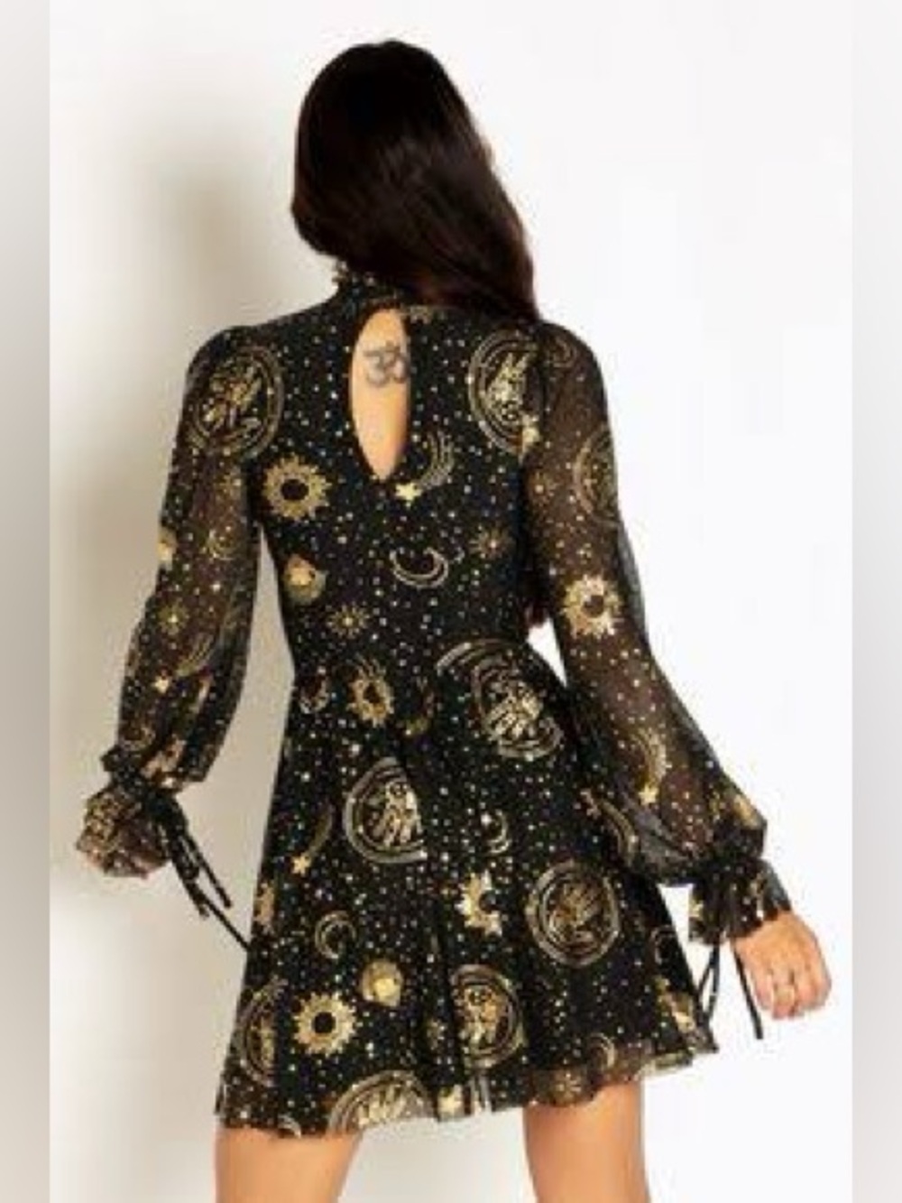 BlackMilk | Limited! Fortune Teller Sheer Grace Dress - Picture 3 of 3